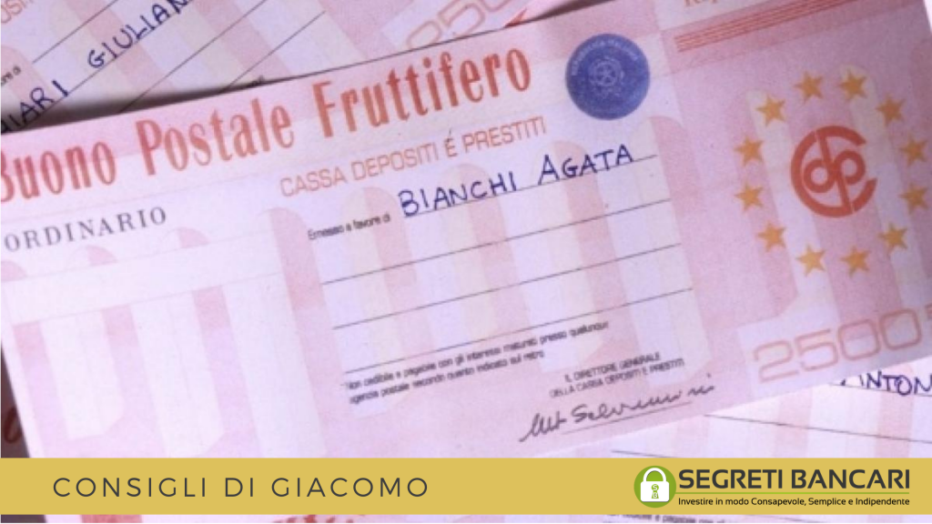 il ruolo dei buoni postali in un portafoglio