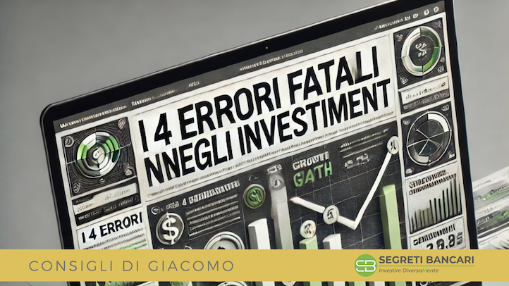 I 4 errori fatali negli investimenti: come evitarli e proteggere i tuoi soldi