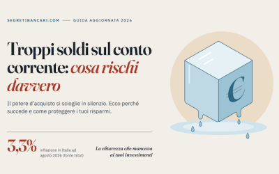 Troppi soldi sul conto corrente: cosa rischi davvero nel 2026